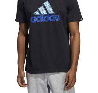 adidas Men's Sketch Logo T-Shirt Black Size Large