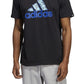 adidas Men's Sketch Logo T-Shirt Black Size XX-Large