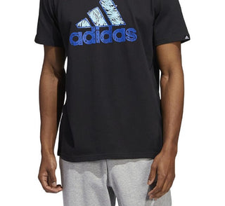 adidas Men's Sketch Logo T-Shirt Black Size XX-Large