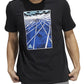 adidas Men's Sketch Track T-Shirt Black Size Large