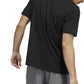 adidas Men's Sketch Track T-Shirt Black Size Large