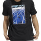 adidas Men's Sketch Track T-Shirt Black Size Large