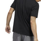 adidas Men's Sketch Track T-Shirt Black Size Medium