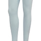 adidas Women's Adicolor Essentials Tights Blue Size Medium