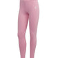 adidas Women's Adicolor Essentials Tights Pink Size Medium
