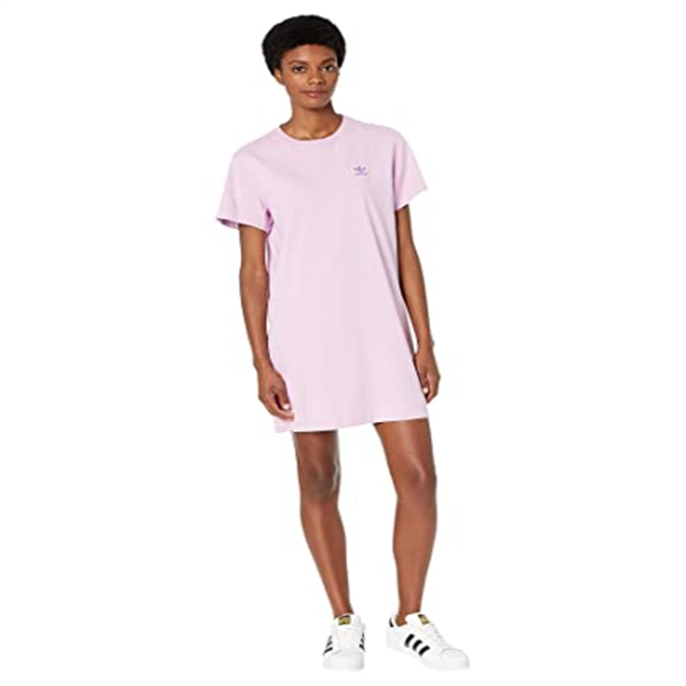adidas Originals Women's Bliss Lilac T-Shirt Dress Size Small