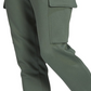 adidas Men's Essentials Regular Tapered Fit Fleece Cargo Joggers Green Size XX-Large