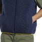 Reebok Men's Reversible Cord Sherpa-Fleece Vest Blue Size X-Large