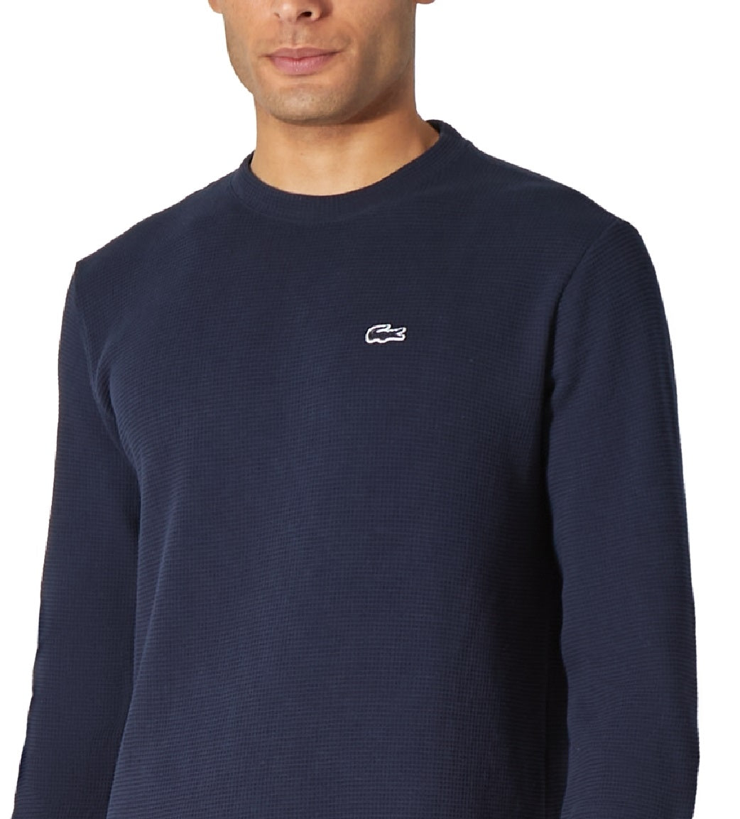 Lacoste Men's Thermal Shirt Blue Size XX-Large