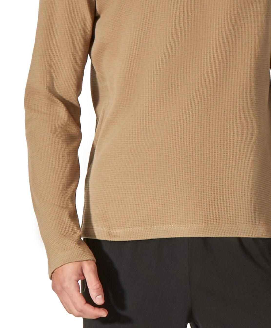 Lacoste Men's Thermal Shirt Brown Size XX-Large