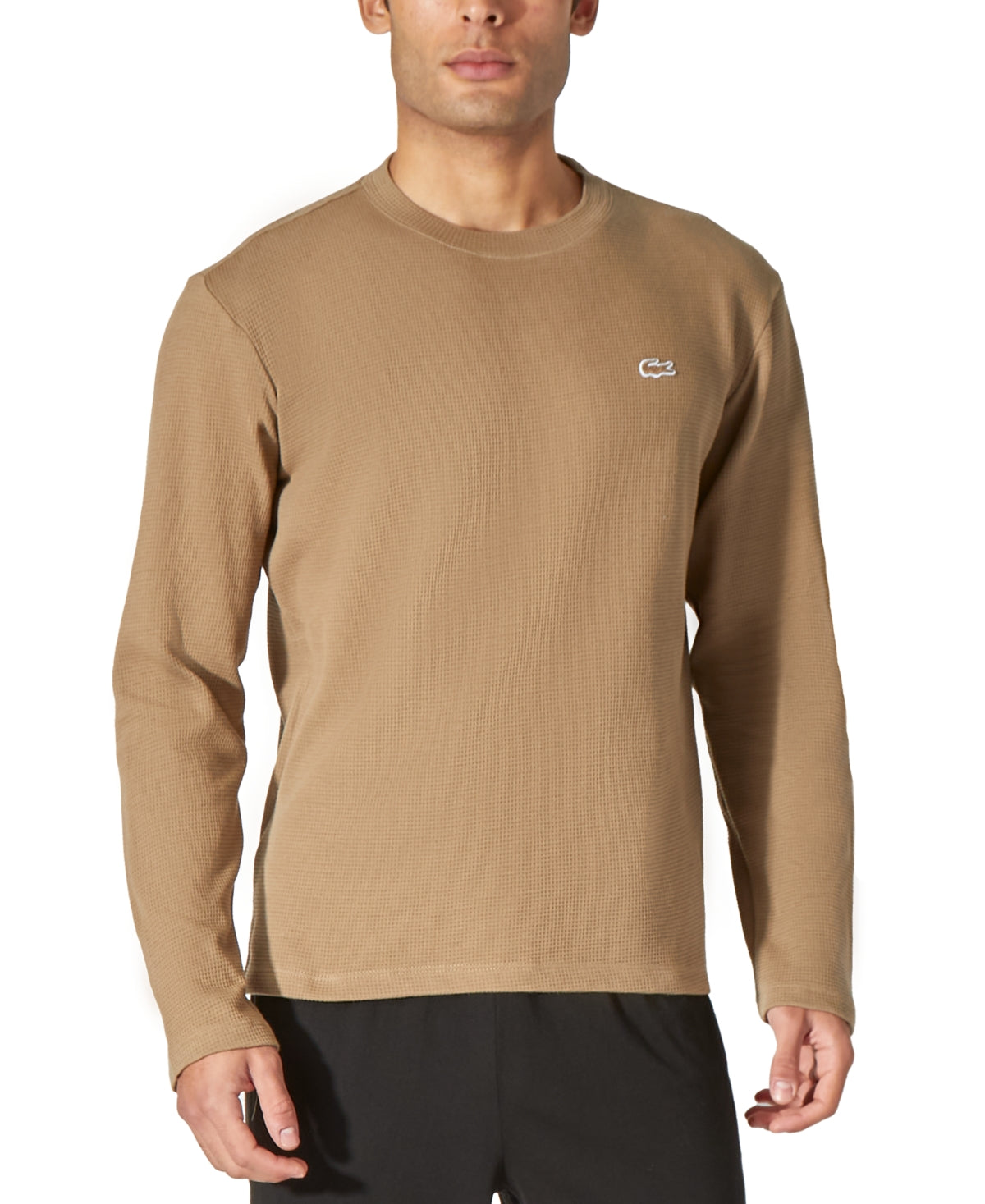 Lacoste Men's Thermal Shirt Brown Size XX-Large