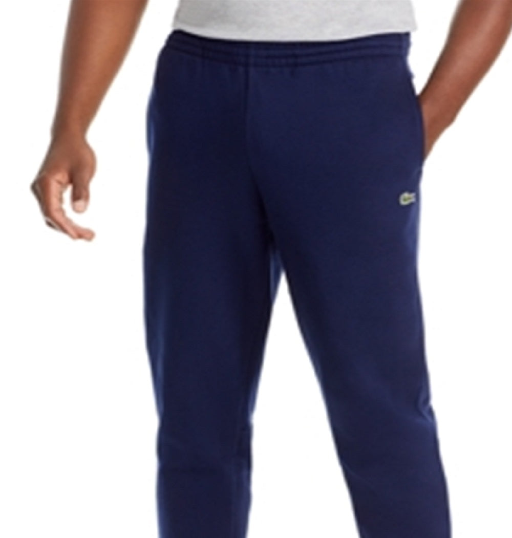 Lacoste Men's Tapered Fit Fleece Track Pants Blue Size 7