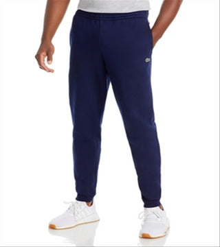 Lacoste Men's Tapered Fit Fleece Track Pants Blue Size 7