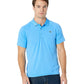 Lacoste Men's Short Sleeve Sport Breathable Run Resistant Interlock Polo Shirt Blue Size M