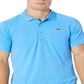Lacoste Men's Short Sleeve Sport Breathable Run Resistant Interlock Polo Shirt Blue Size M
