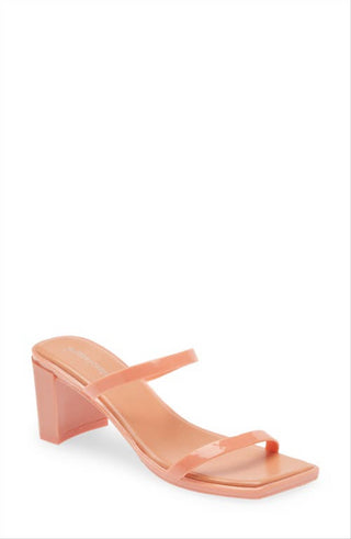 Jeffrey Campbell Jamm-3 Jelly Slide Sandal in Pink Size 7