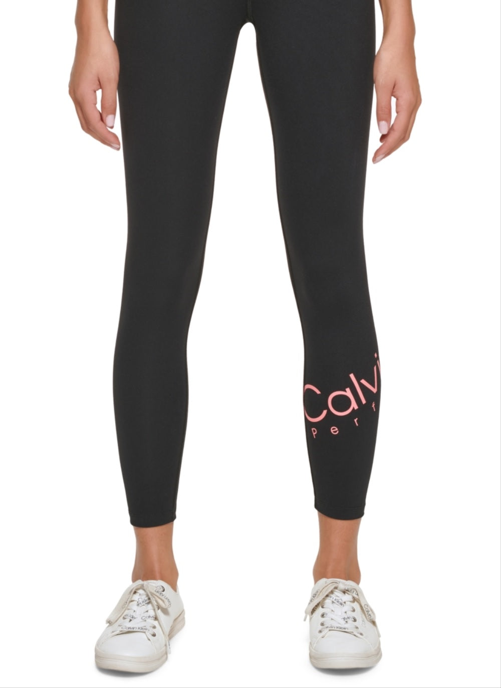 Calvin Klein Women's Performance Logo Leggings Black Size 7-8 – Steals
