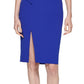 Calvin Klein Women's Asymmetrical Sheath Dress Blue Size 4