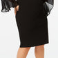Calvin Klein Women's Bell Sleeve Sheath Dress Black Size 22W