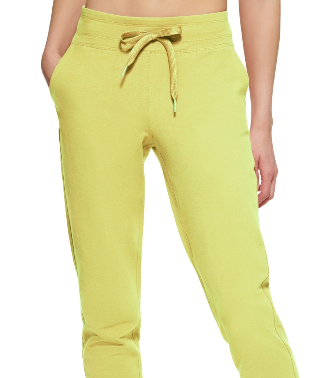 Calvin Klein Women's Slim Joggers Yellow Size Large