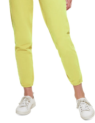 Calvin Klein Women's Slim Joggers Yellow Size Large