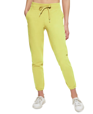 Calvin Klein Women's Slim Joggers Yellow Size Large