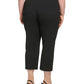 Calvin Klein Women's Solid Ankle Pants Black Size 14W