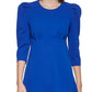 Calvin Klein Women's Puff Shoulder A Line Dress Blue Size 6