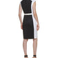 Calvin Klein Women's Colorblocked Shift Dress Black Size 2Petite