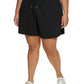 Calvin Klein Women's High Waist Cotton Shorts Black Size 3X