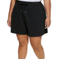 Calvin Klein Women's High Waist Cotton Shorts Black