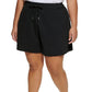 Calvin Klein Women's High Waist Cotton Shorts Black