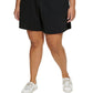Calvin Klein Women's High Waist Cotton Shorts Black