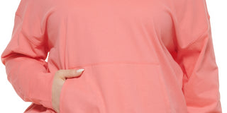 Calvin Klein Women's Performance Plus Hooded T-Shirt Pink Size 3X