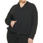 Calvin Klein Women's Hooded T-Shirt Black Size 2X