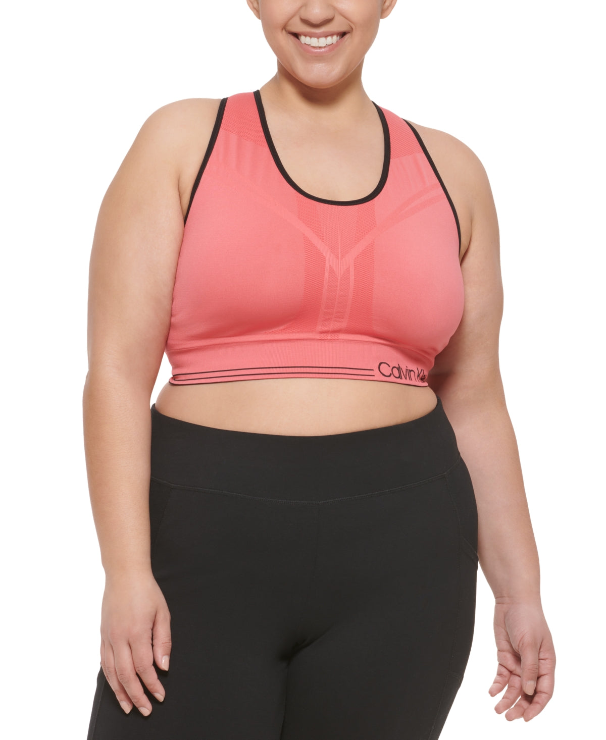 Calvin Klein Red Athletic Leggings for Women