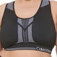 Calvin Klein Women's Reversible Impact Sports Bra Black Size 1X
