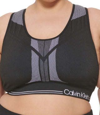 Calvin Klein Women's Reversible Impact Sports Bra Black Size 1X