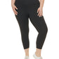 Calvin Klein Women's Logo High Waist Leggings Black Size 2X
