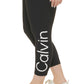 Calvin Klein Women's Logo High Waist Leggings Black Size 1X