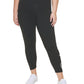 Calvin Klein Women's 7/8 Length Logo Leggings Black Size 1X