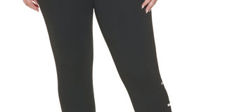 Calvin Klein Women's 7/8 Length Logo Leggings Black Size 1X