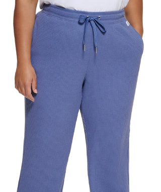 Calvin Klein Women's Active Thermal Pants Blue Size 2X