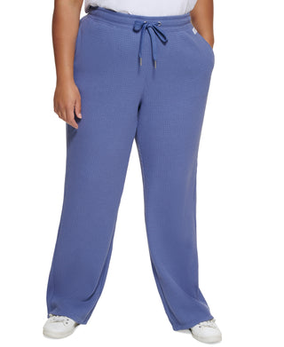 Calvin Klein Women's Active Thermal Pants Blue Size 2X
