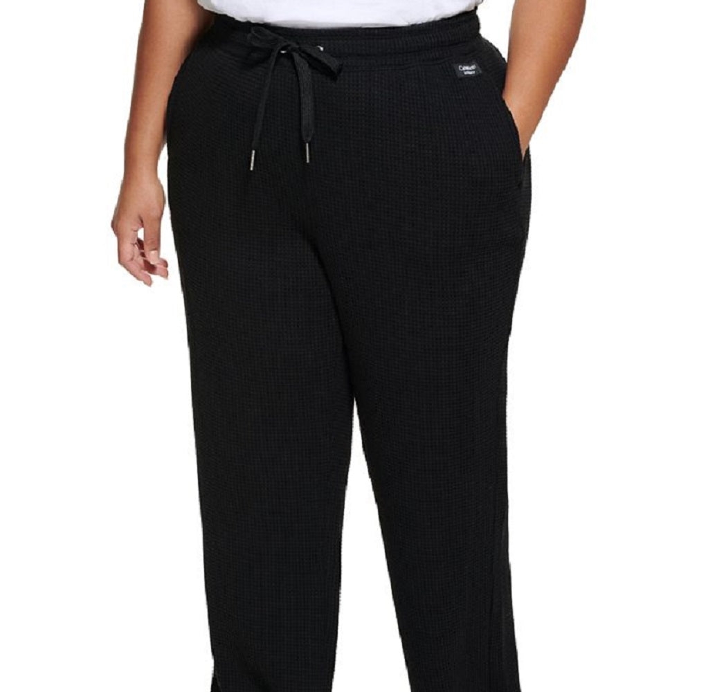 Calvin Klein Women's Active Thermal Pants Black Size 2X