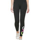 Calvin Klein Women's Colorblocked Logo 7/8 Leggings Black Size Small