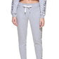 Calvin Klein Women's Logo Tape Joggers Gray Size Small
