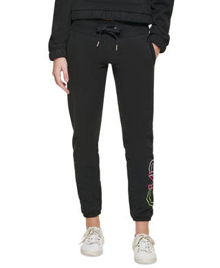Calvin Klein Women's Outline Logo Joggers Black Size Small