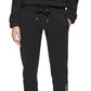 Calvin Klein Women's Outline Logo Joggers Black Size Small