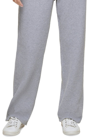 Calvin Klein Women's High Waisted Relaxed Leg Pants Gray Size Large